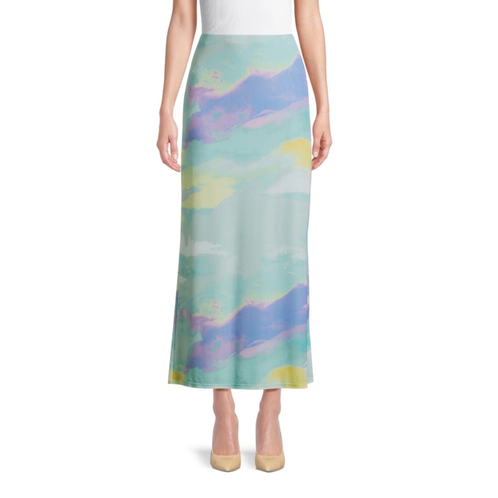 🆕 No Boundaries Juniors Mesh Maxi Skirt (Size L) - Picture 3 of 5